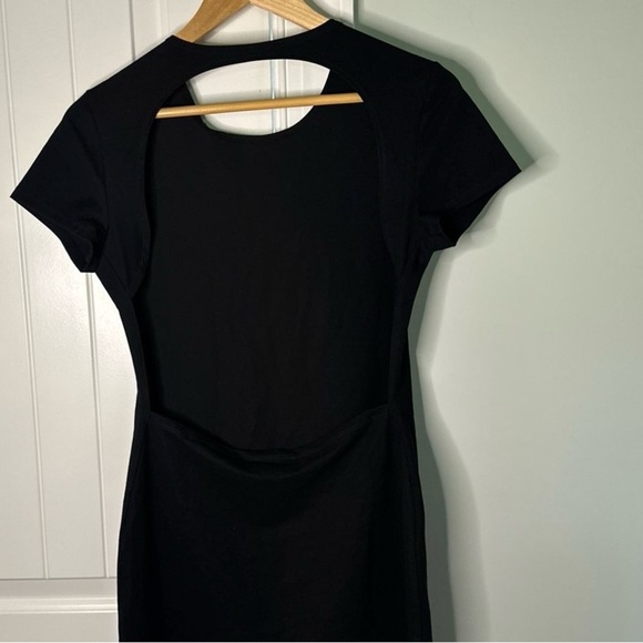 Reformation Knit mini Dress Black -Size M Retails $129.00 NWT-Christy - Picture 10 of 13